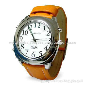 Talking Watch, Three Kinds of Different Alarm Sounds, Made of Metal